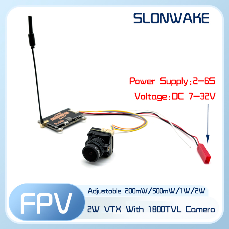 Transmisor VTX SLONWAKE 5.8G 5 - Drone Receiver reseña y precio