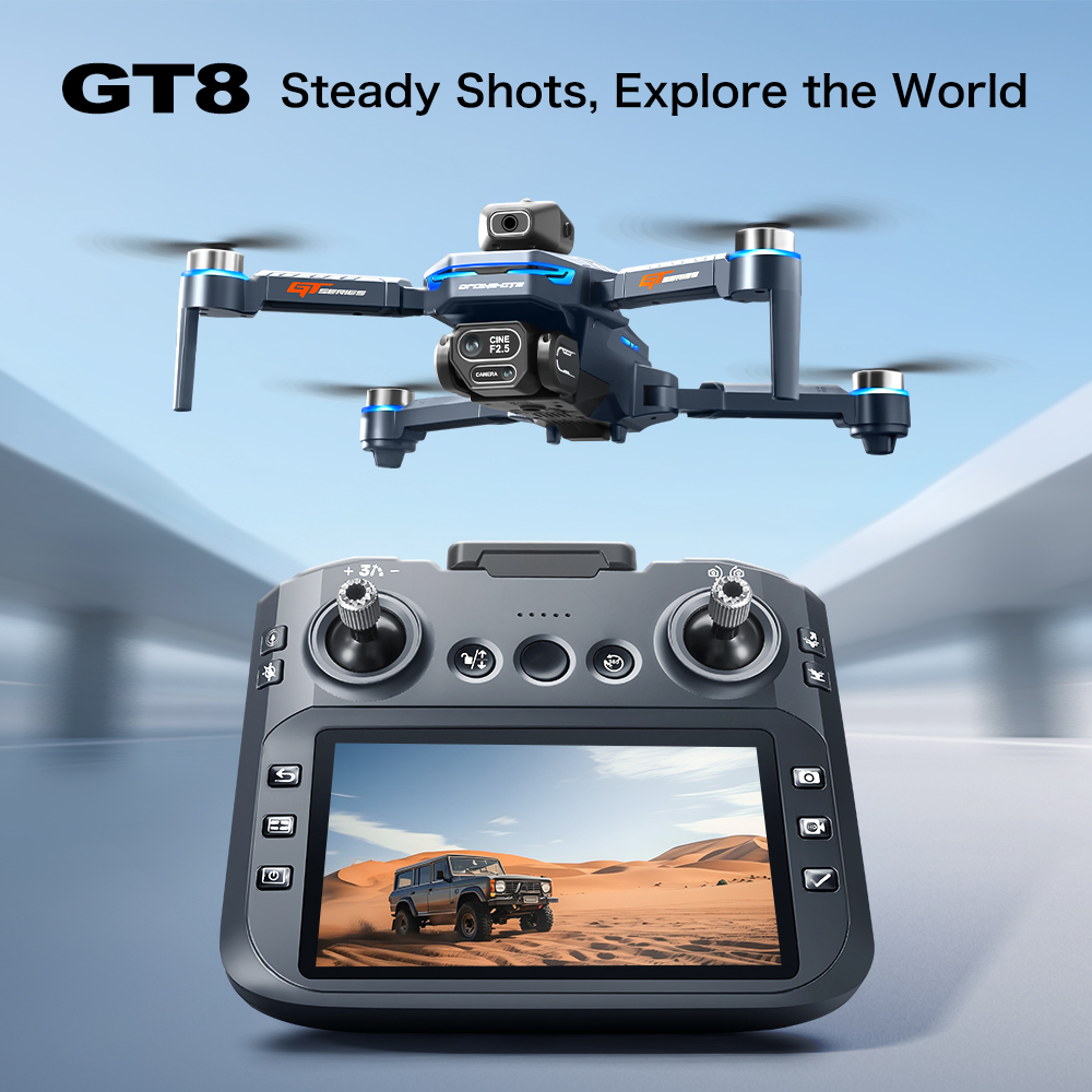 Dron Plegable GT8 Max 8K HD Pr - Drone Gps Module reseña y precio