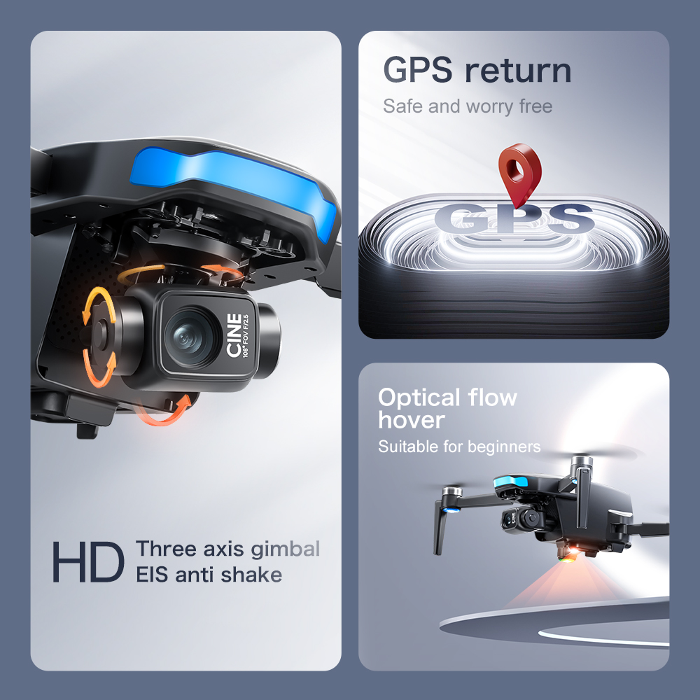 Dron GPS Original S-X1 con cám - Drone Gps Mount reseña y precio