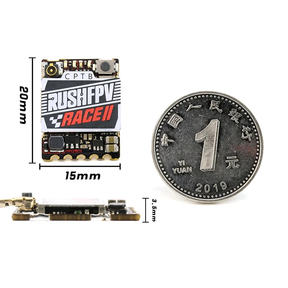 Transmisor de video VTX Rushfp - Drone Transmitter reseña y precio